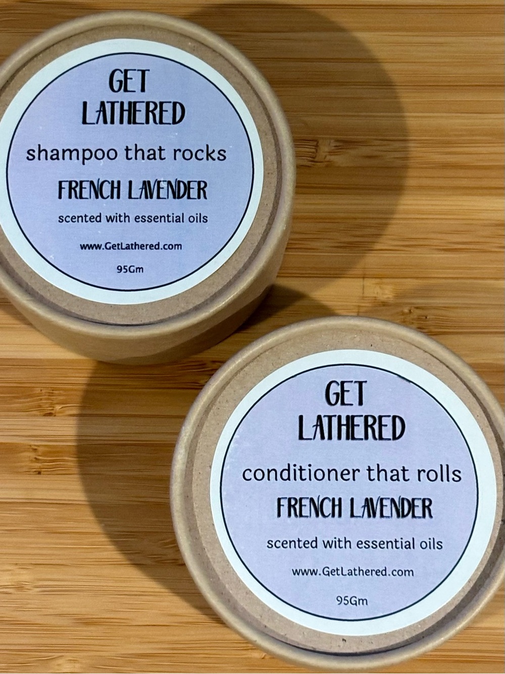 Get Lathered Shampoo and conditioner bars